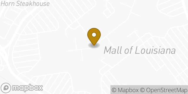 Map showing the location of Kids Foot Locker in Baton Rouge, LA 70836