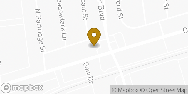 Map showing the location of Amazon Locker - Cerulean in Anaheim, CA 92806