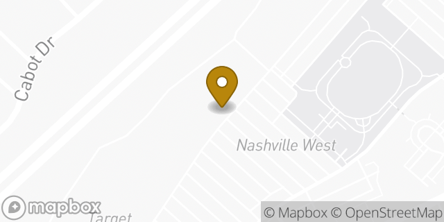 Map showing the location of Amazon Locker - Atri in Nashville, TN 37209