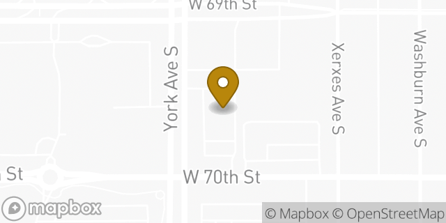 Map showing the location of Walgreens in Edina, MN 55435