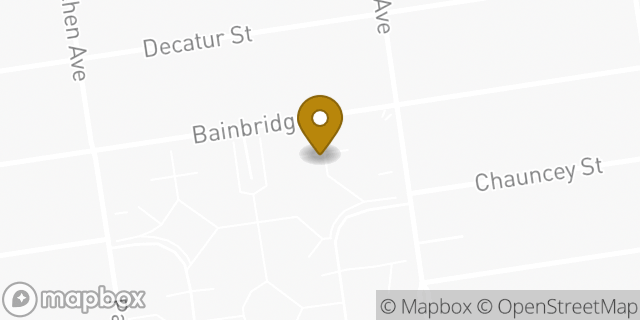 Map showing the location of Amazon Locker - Eduarda in Brooklyn, NY 11233