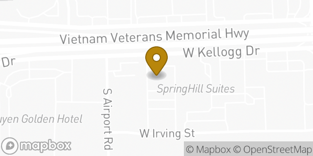 Map showing the location of Texas Roadhouse in Wichita, KS 67209