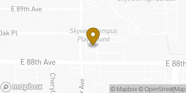 Map showing the location of Amazon Locker - Insurer in Thornton, CO 80229