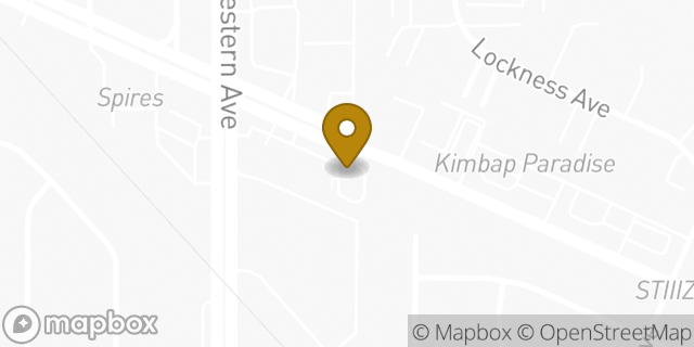 Map showing the location of Starbucks in Los Angeles, CA 90710
