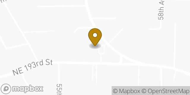 Map showing the location of Amazon Locker - Moby in Lake Forest Park, WA 98155