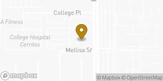 Map showing the location of The Church of Jesus Christ of Latter-day Saints in Cerritos, CA 90703