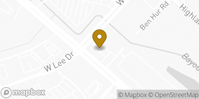 Map showing the location of McDonald's in Baton Rouge, LA 70820