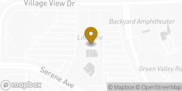 Map showing the location of Life Time Green Valley in Henderson, NV 89074