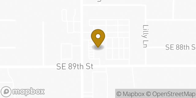 Map showing the location of Amazon Locker - Croob in Oklahoma City, OK 73135