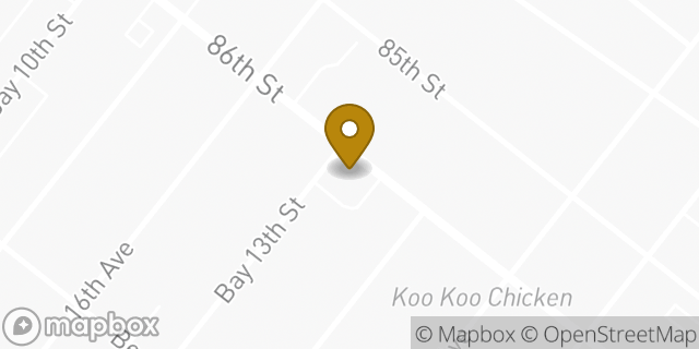 Map showing the location of Chase Bank in Brooklyn, NY 11214