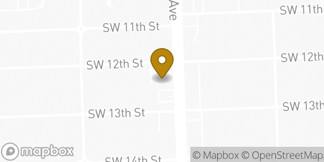 Map showing the location of AutoZone in Miami, FL 33135
