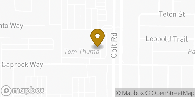 Map showing the location of The UPS Store in Frisco, TX 75035