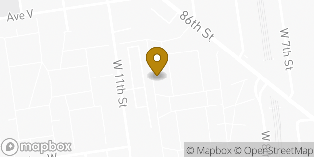 Map showing the location of Amazon Locker - Barry in Brooklyn, NY 11223