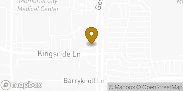 Map showing the location of Subway in Houston, TX 77024