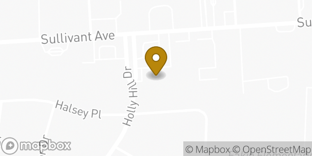Map showing the location of Amazon Locker - Amay in Columbus, OH 43228