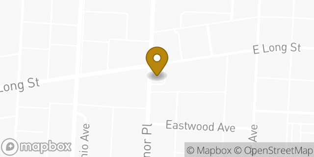 Map showing the location of Chase Bank in Columbus, OH 43203
