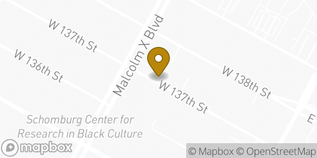 Map showing the location of Harlem Community Pharmacy in New York, NY 10037