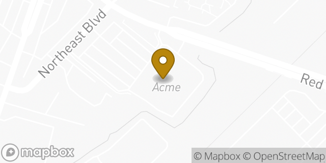 Map showing the location of ACME Markets in Philadelphia, PA 19115
