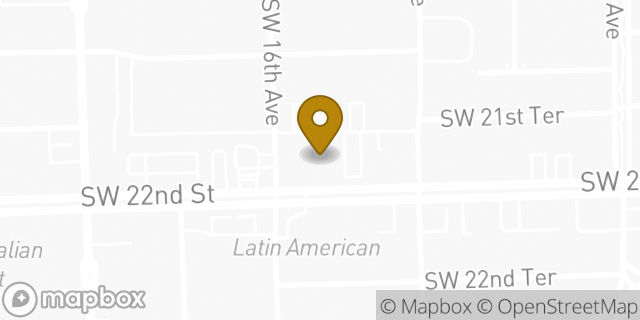 Map showing the location of ATM Winn Dixie in Coral Gables, FL
