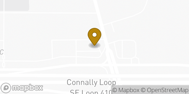 Map showing the location of Amazon Locker - Besos in San Antonio, TX 78214