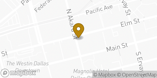 Map showing the location of Amazon Locker - Ruth in Dallas, TX 75201