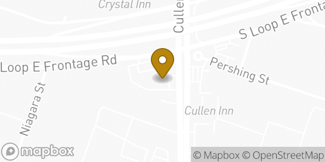 Map showing the location of McDonald's in Houston, TX 77051
