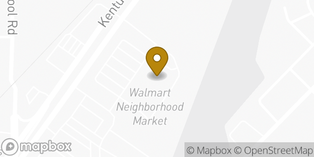 Map showing the location of Walmart in Indianapolis, IN 46221
