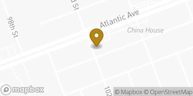 Map showing the location of Dunkin' in Ozone Park, NY 11416