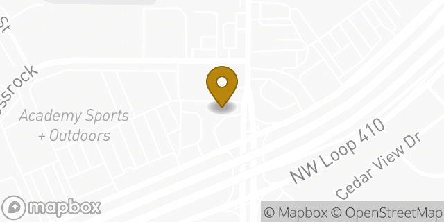 Map showing the location of Amazon Locker - Hydrometer in San Antonio, TX 78230