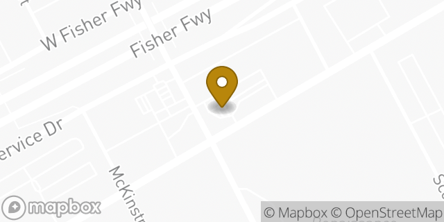 Map showing the location of Subway in Detroit, MI 48209