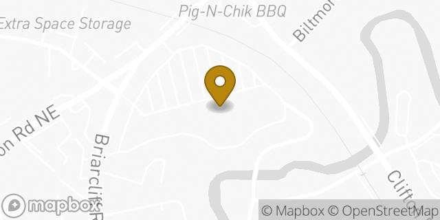 Map showing the location of Kroger in Atlanta, GA 30306