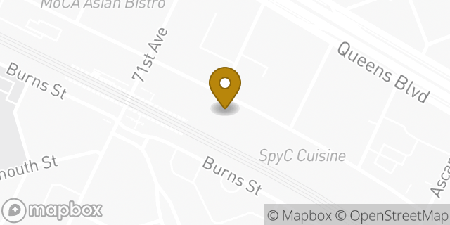 Map showing the location of J.Crew Factory in Forest Hills, NY 11375