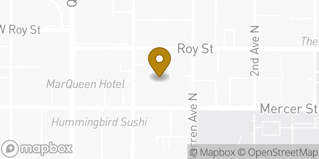 Map showing the location of Amazon Locker - Ammonites in Seattle, WA 98109