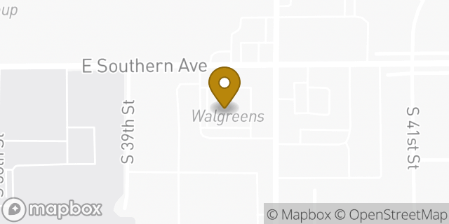 Map showing the location of ATM Walgreens in Phoenix, AZ
