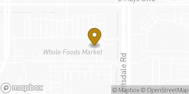 Map showing the location of The Container Store in Phoenix, AZ 85054
