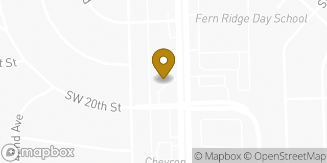 Map showing the location of Amazon Locker - Mechanics in Davie, FL 33317