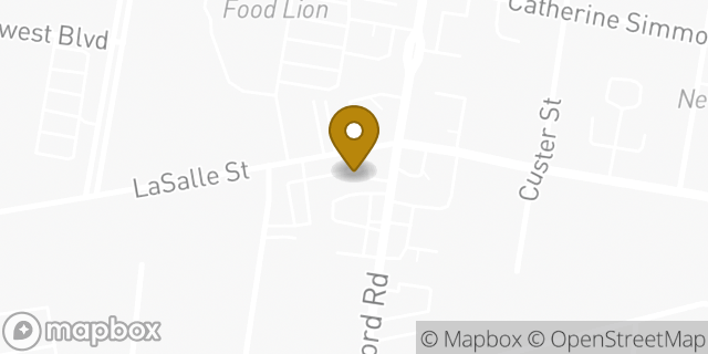 Map showing the location of Chase ATM in Charlotte, NC 28216