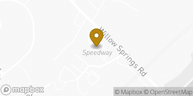 Map showing the location of ATM Speedway in Willow Springs, IL 60480