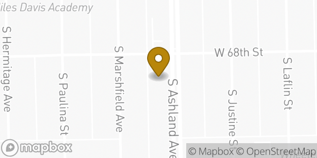 Map showing the location of Amazon Locker - Mail in Chicago, IL 60636