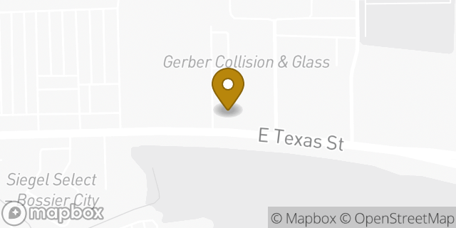 Map showing the location of Enterprise Rent-A-Car in Bossier City, LA 71111