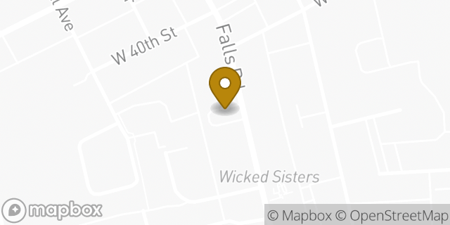 Map showing the location of McDonald's in Baltimore, MD 21211