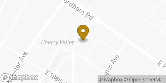 Map showing the location of Chipotle Mexican Grill in New York, NY 10458