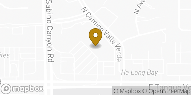 Map showing the location of Safeway in Tucson, AZ 85715