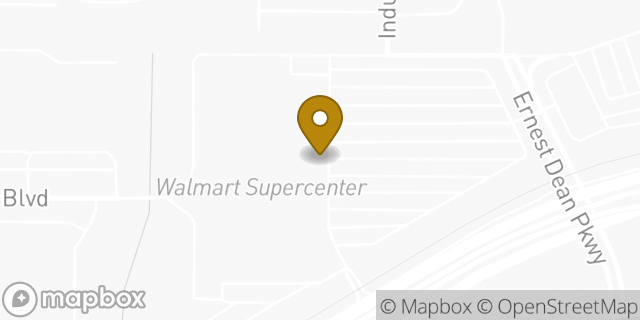 Map showing the location of Walmart in Grapevine, TX 76051