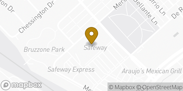 Map showing the location of Starbucks in San Jose, CA 95133