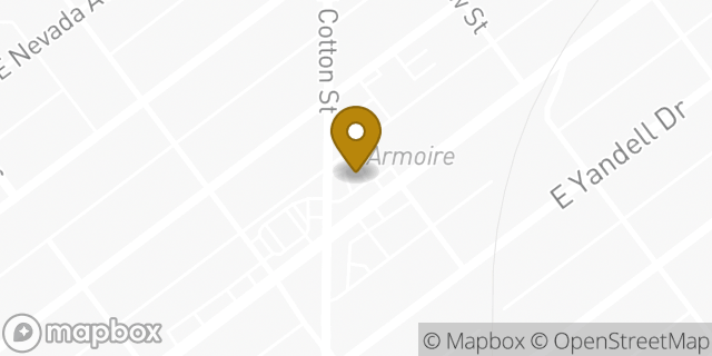 Map showing the location of Coinme in El Paso, TX 79903