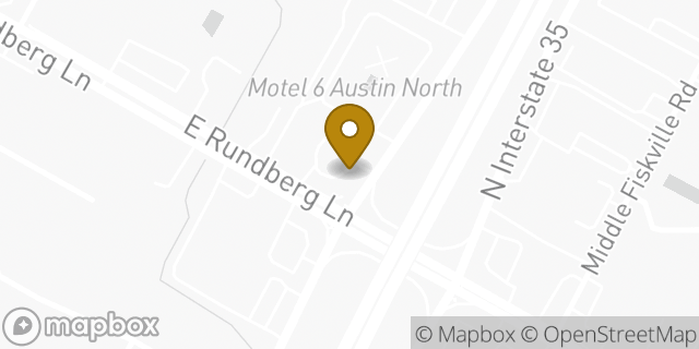 Map showing the location of Chase Bank in Austin, TX