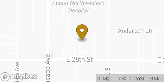Map showing the location of Allina Health Surgical Specialists - Minneapolis in Minneapolis, MN 55407