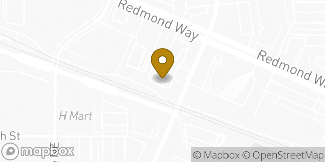 Map showing the location of Starbucks in Redmond, WA 98052