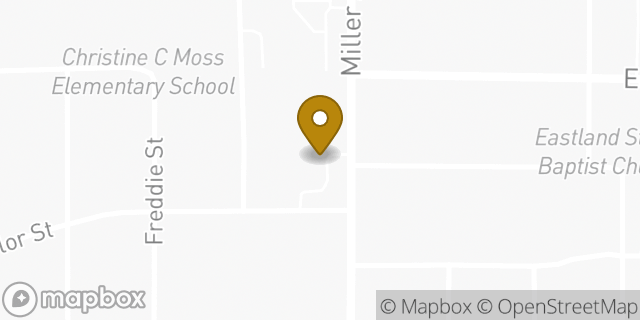 Map showing the location of Amazon Locker - Moeed in FORT WORTH, TX 76119
